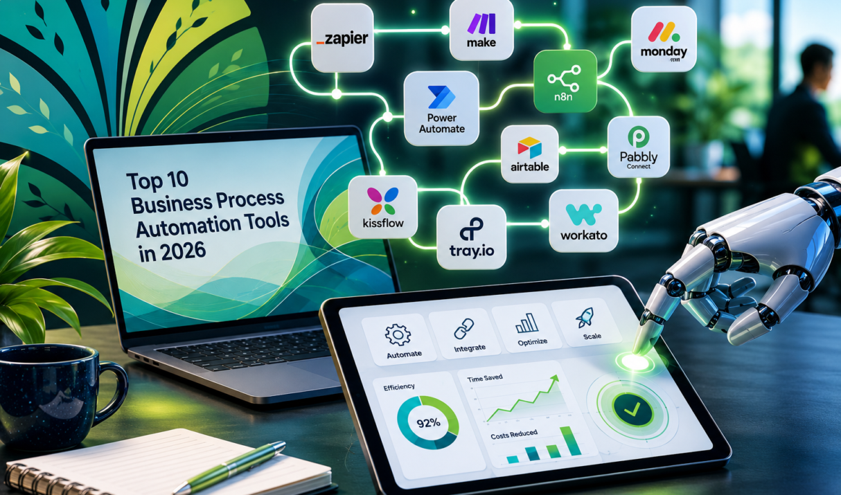 🚀 Top 10 Business Process Automation (BPA) Tools in 2026